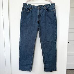 Levi’s 550 Relaxed Fit Tapered Jeans Blue Denim W40 L34 Men’s Vintage Classic